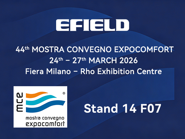 EFIELD at MCE ExpoComfort 2026 in Milan